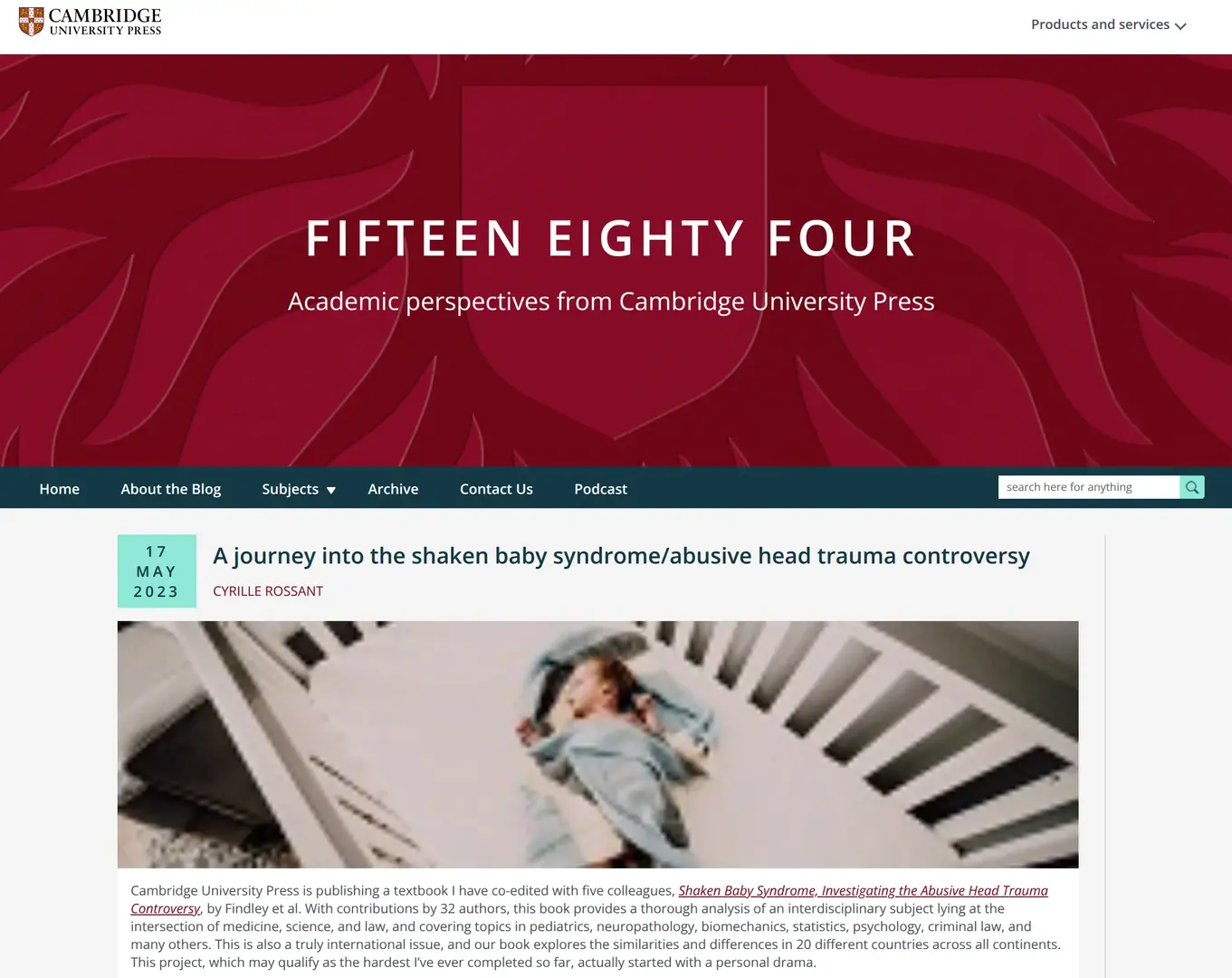 Cambridge blog article